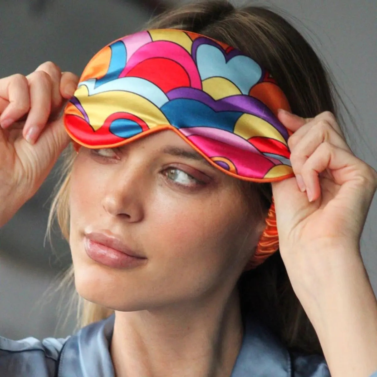 Satin Sleep Mask - Lucy in the Sky Print SMUG