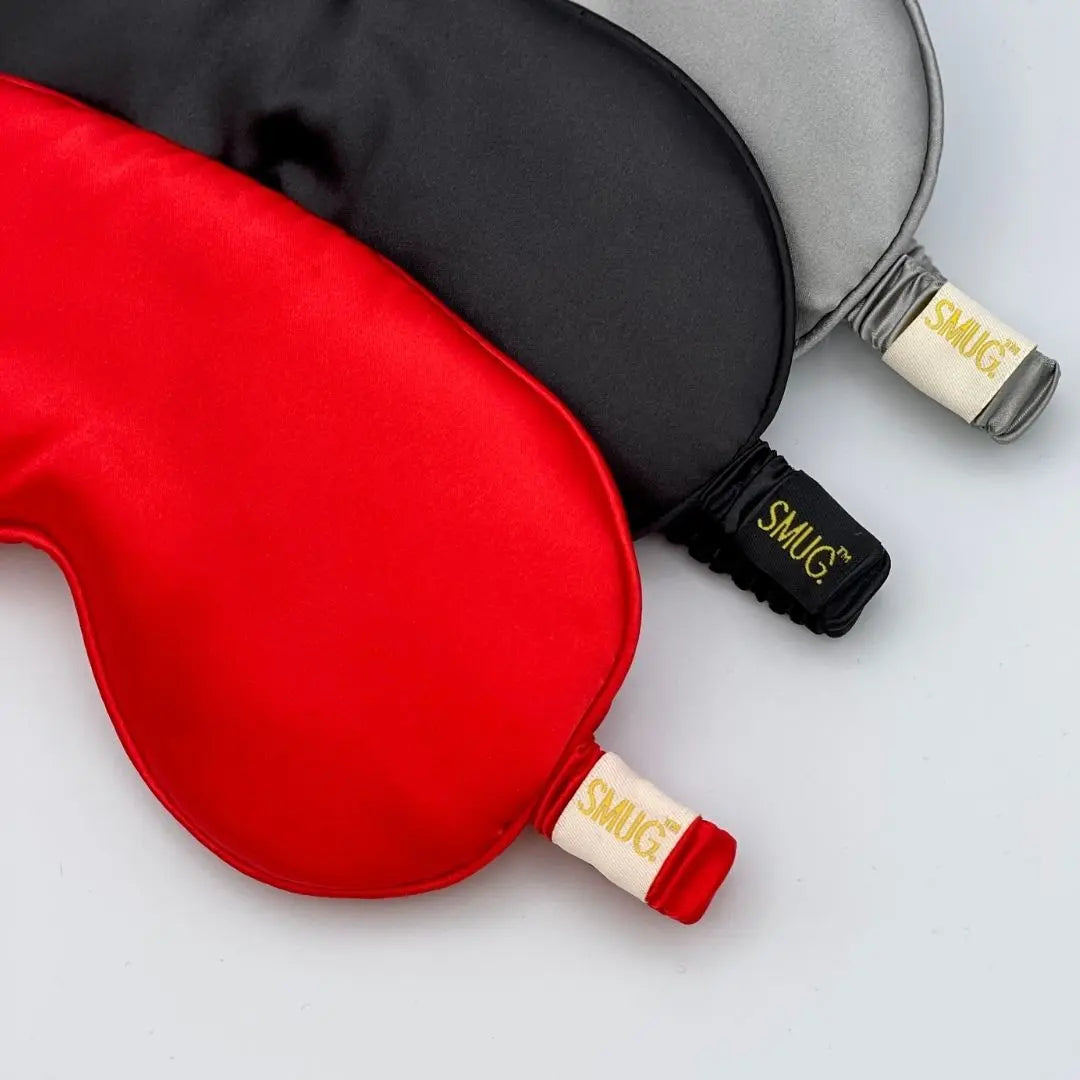 Satin Sleep Mask - Red SMUG