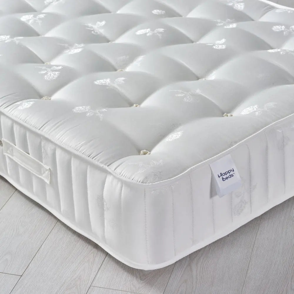 Signature Crystal 3000 Pocket Sprung Orthopaedic Natural Mattress Happy Beds