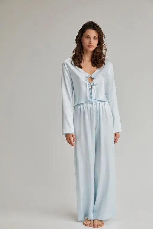Silk Pants 'Laxmi' Blues TEYA