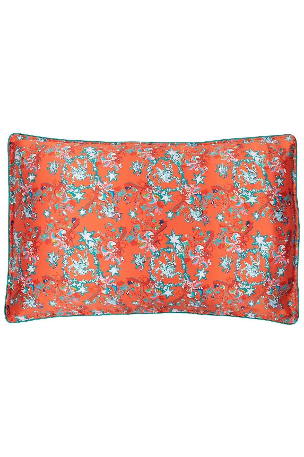 Silk Pillowcase / "Golden Goose" Jessica Russell Flint