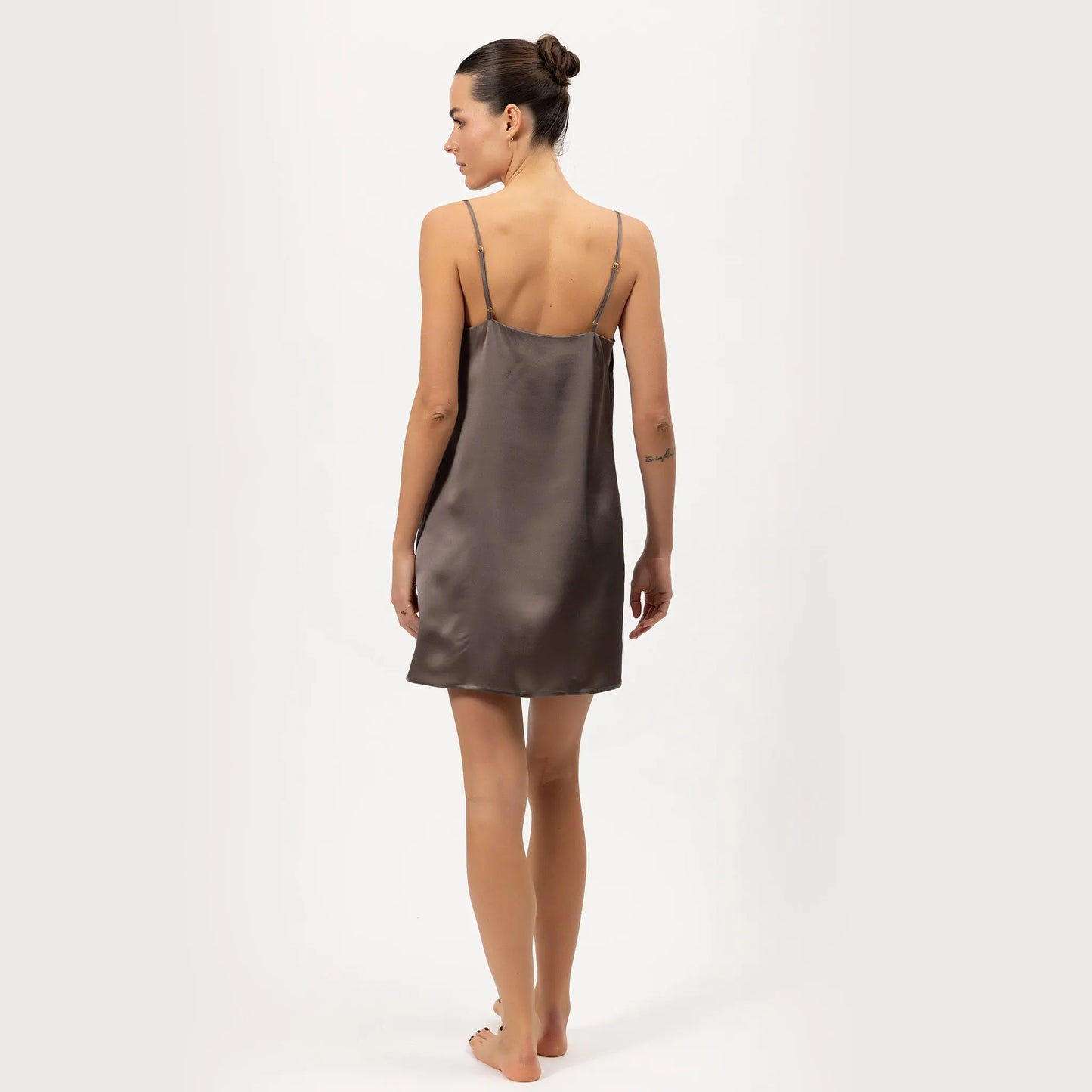 Silk Short Slip Dress The Lady NOKAYA