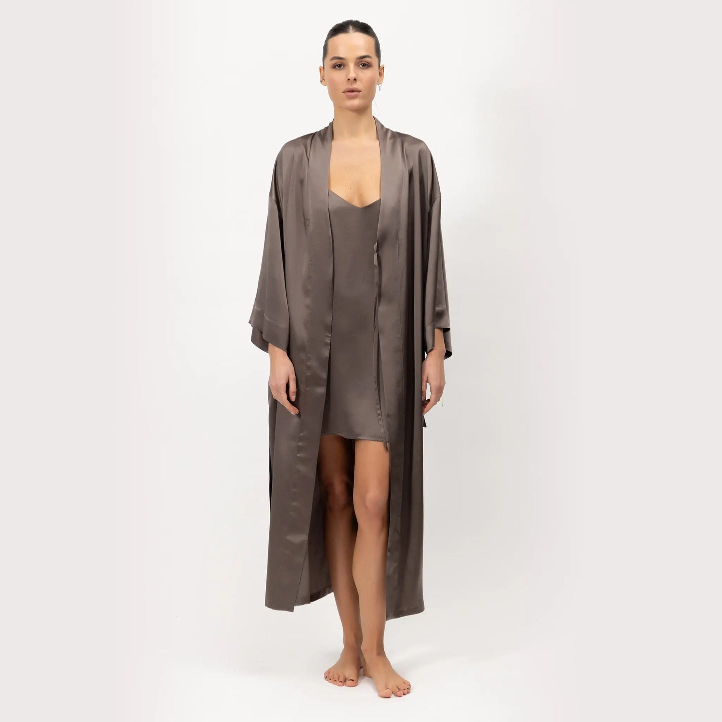 Silk Short Slip Dress The Lady NOKAYA