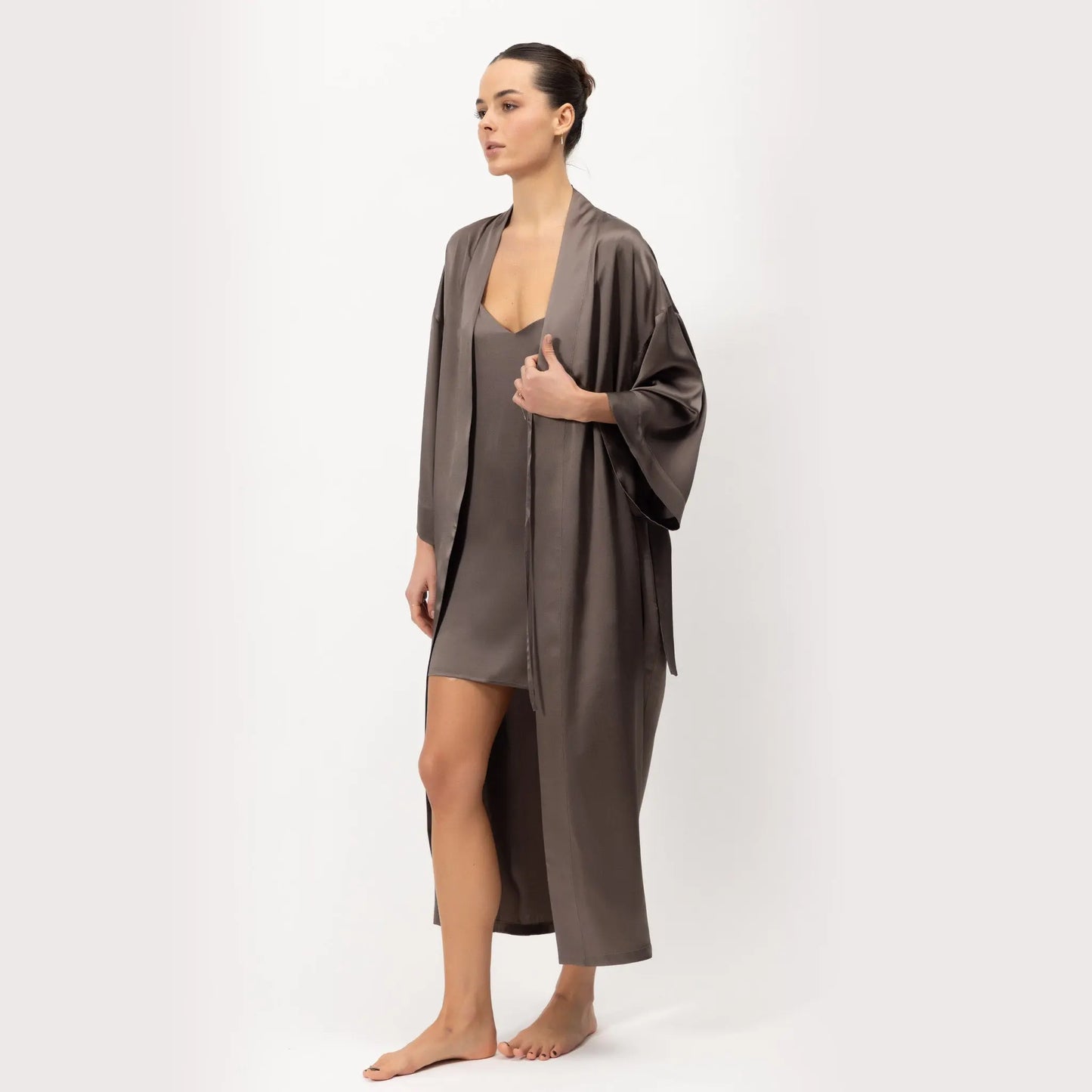 Silk Short Slip Dress The Lady NOKAYA