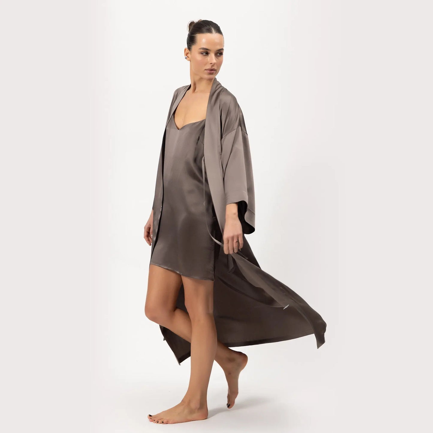 Silk Short Slip Dress The Lady NOKAYA
