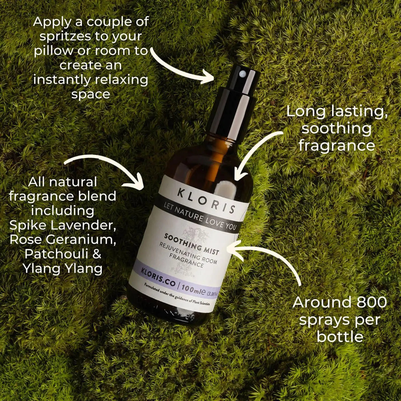 Soothing Mist - Aromatherapy Sleep Spray Kloris