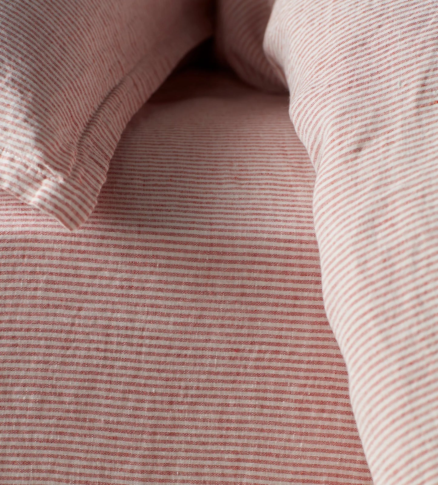 Spice Sid Stripe 100% Linen Duvet Cover The Secret Linen Store