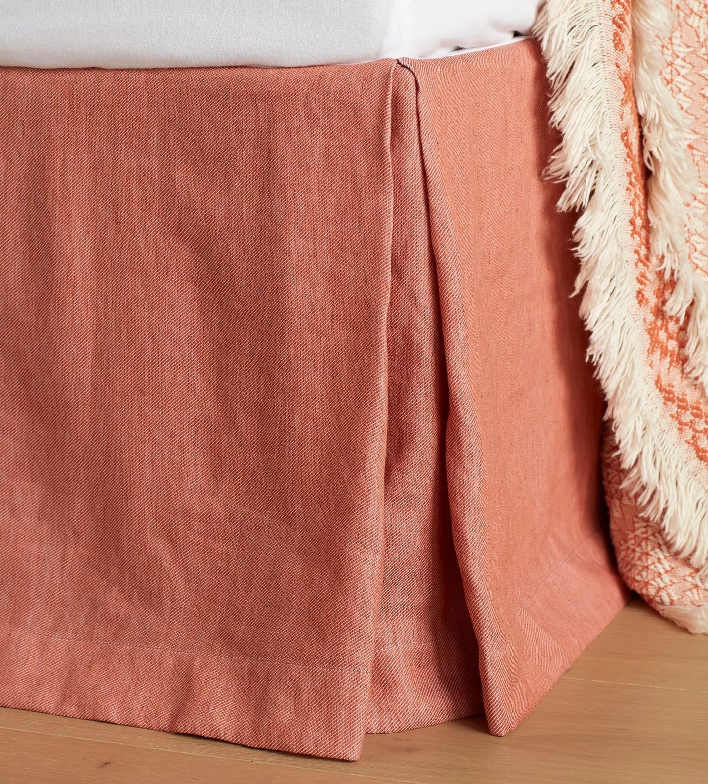 Spice Twill Cotton Linen Valance The Secret Linen Store