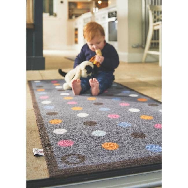 Eco-Friendly Washable Dots Mat and Runner The Rugs