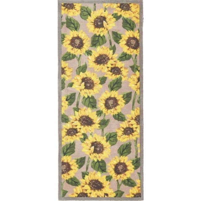 Eco-Friendly Washable Floral Mat The Rugs