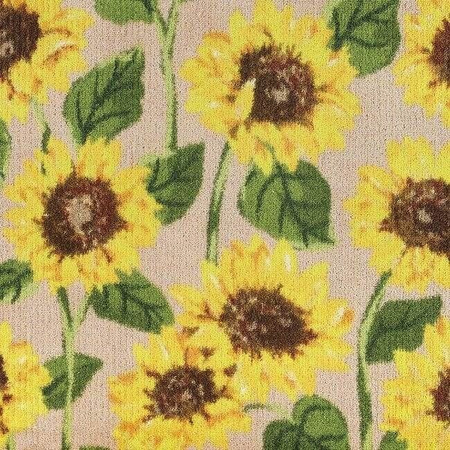 Eco-Friendly Washable Floral Mat The Rugs