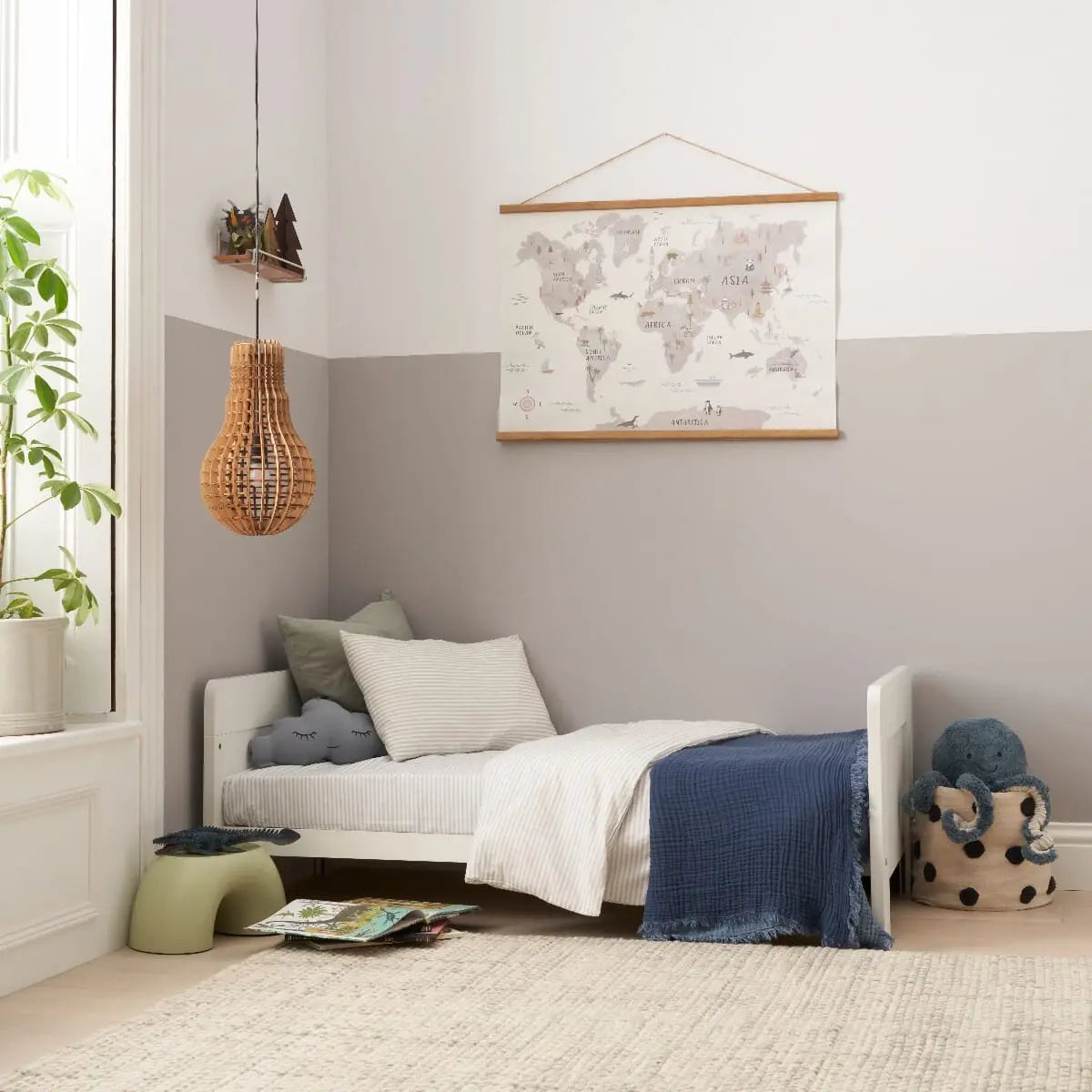 Supreme Alba Cot Bed, Mattress & Bedding Bundle Tutti Bambini