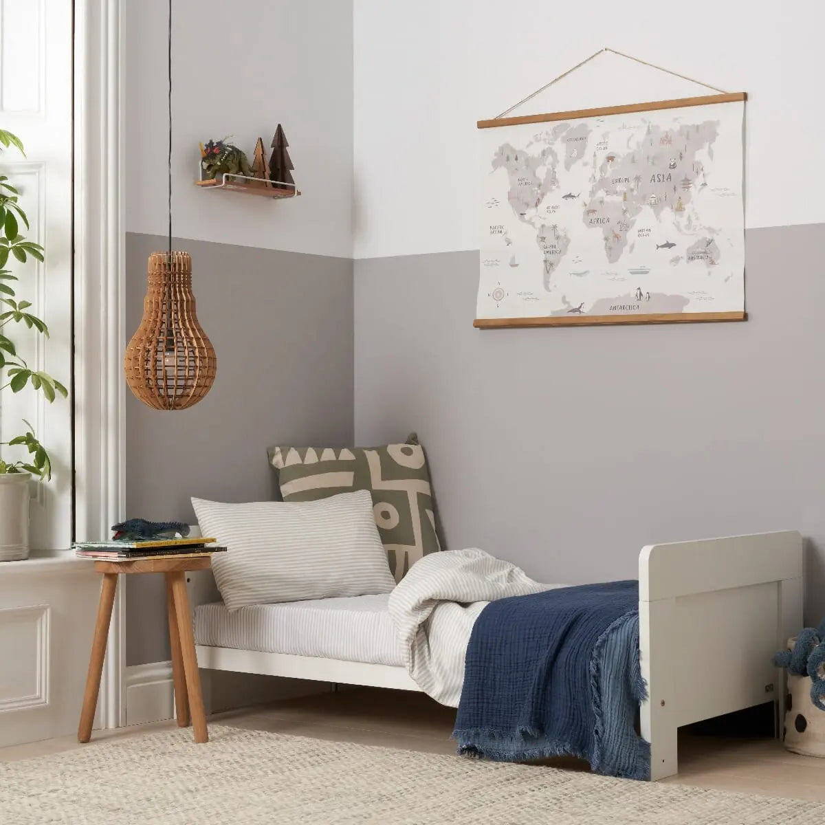 Supreme Alba Mini Cot Bed, Mattress & Bedding Bundle Tutti Bambini