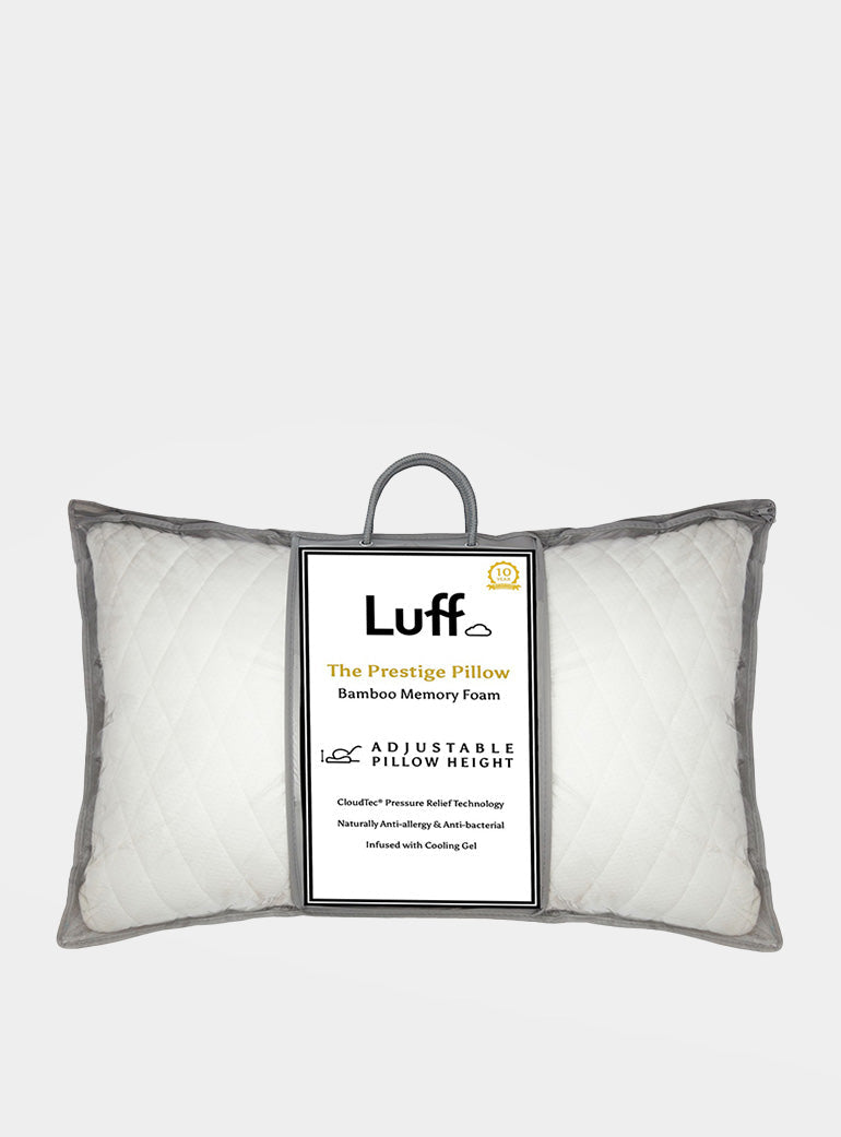 The Prestige Adjustable Bamboo Pillow Luff Sleep