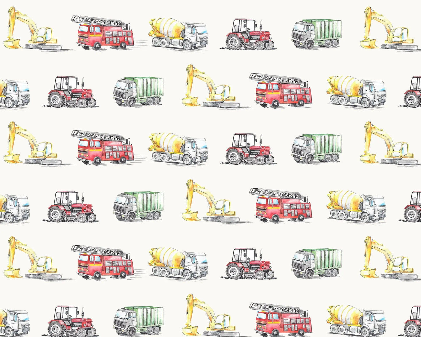 Transport Children's Wallpaper Katie Hipwell Design