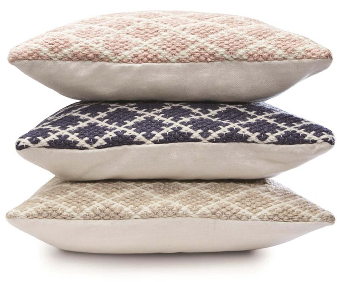 Trellis Design Woven Cushion The Rugs