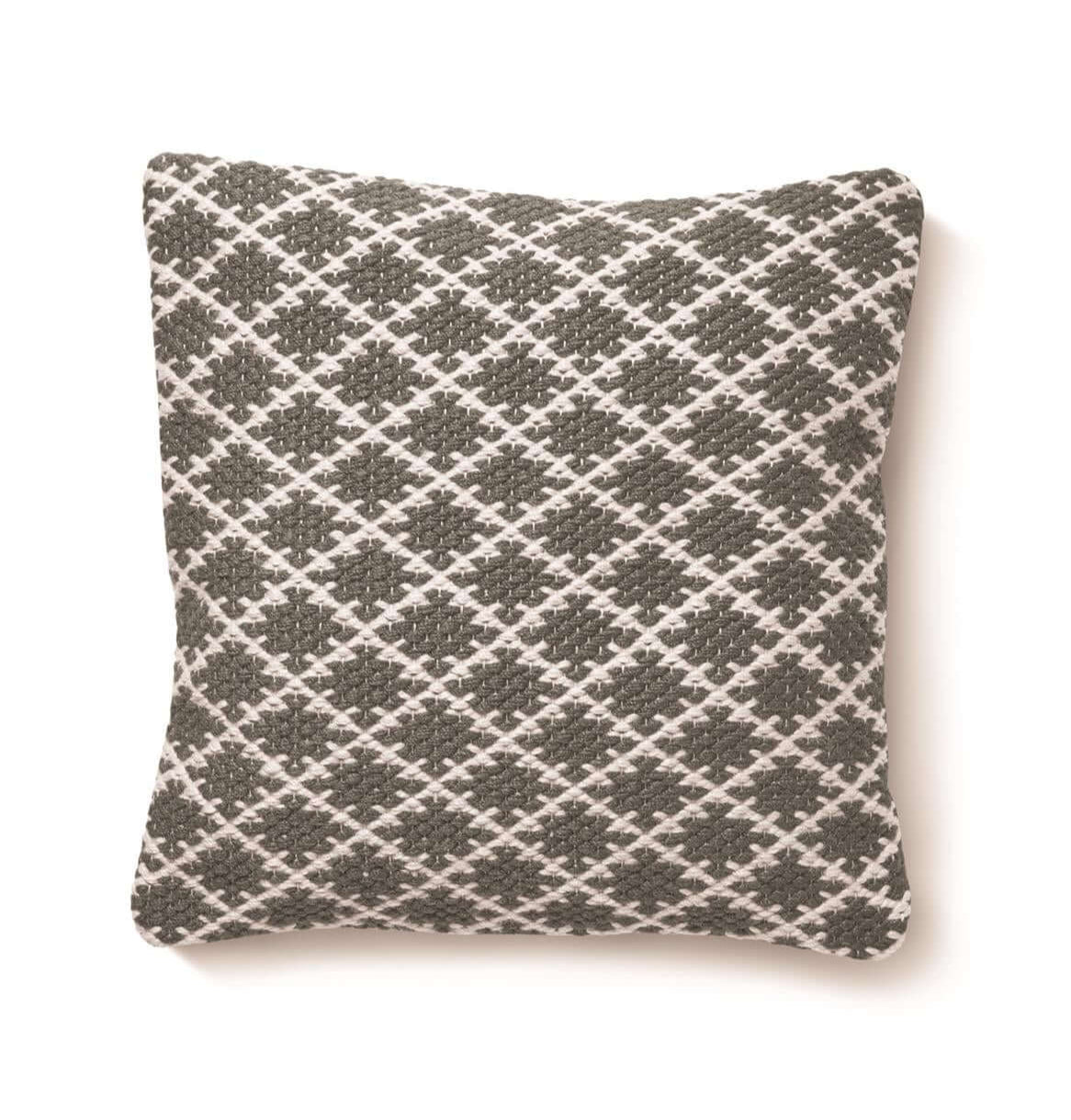 Trellis Design Woven Cushion The Rugs