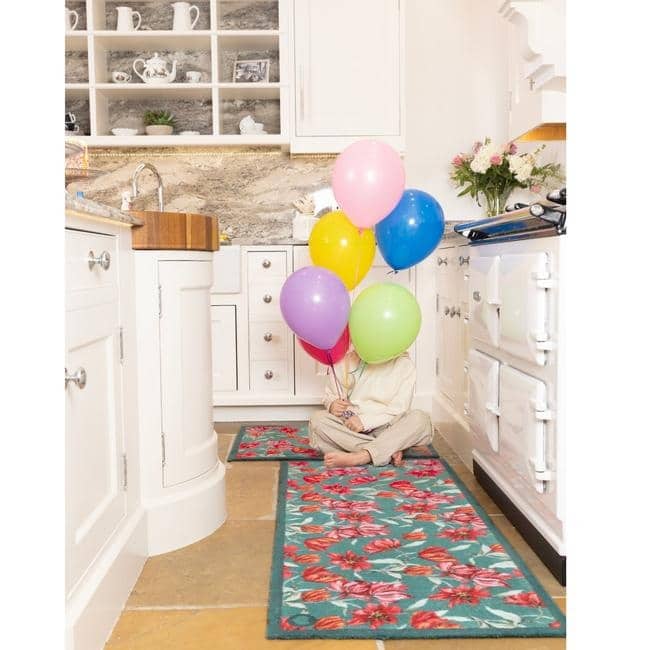 Eco-Friendly Floral-Inspired Mat The Rugs