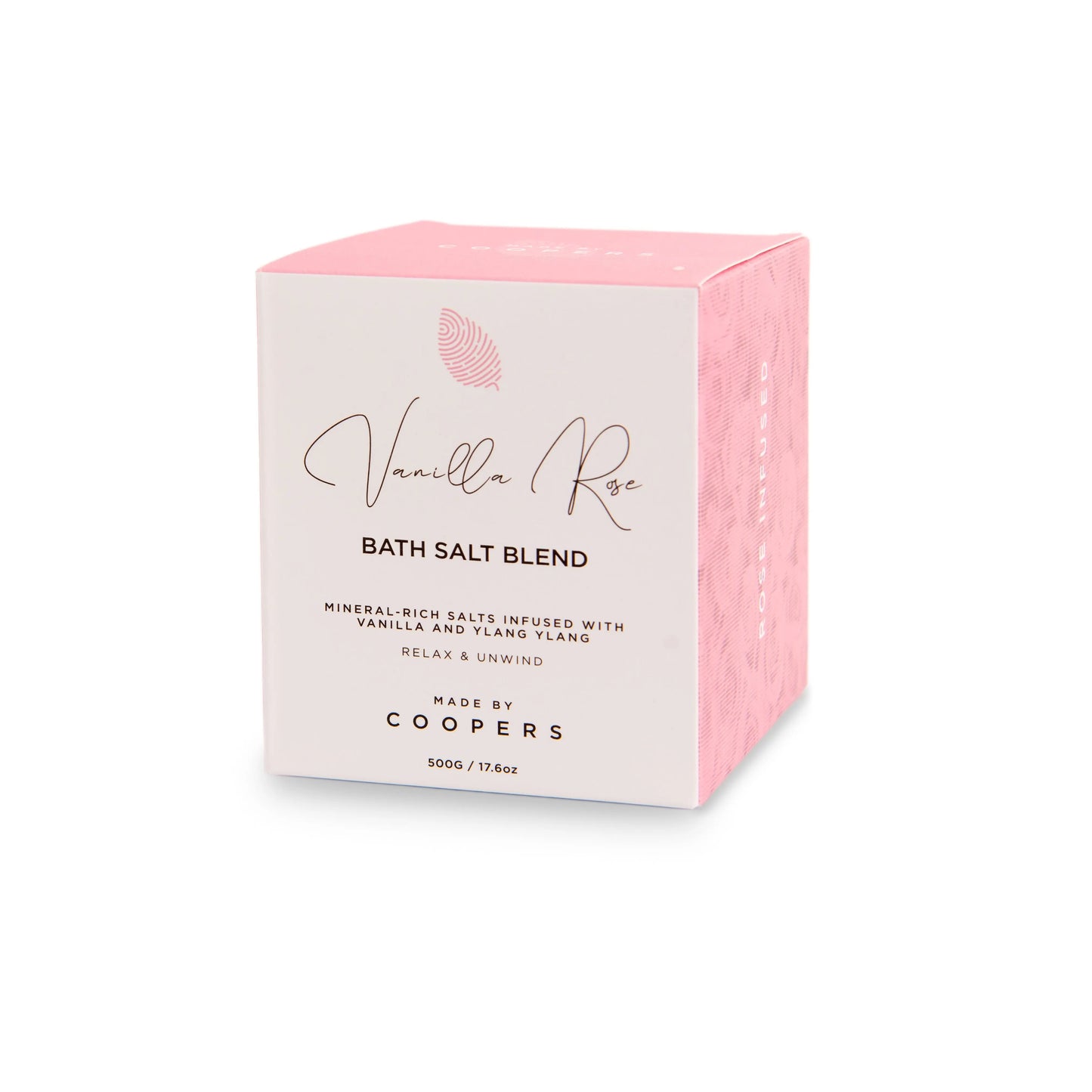 Vanilla Rose Bath Salt Blend Made By Coopers