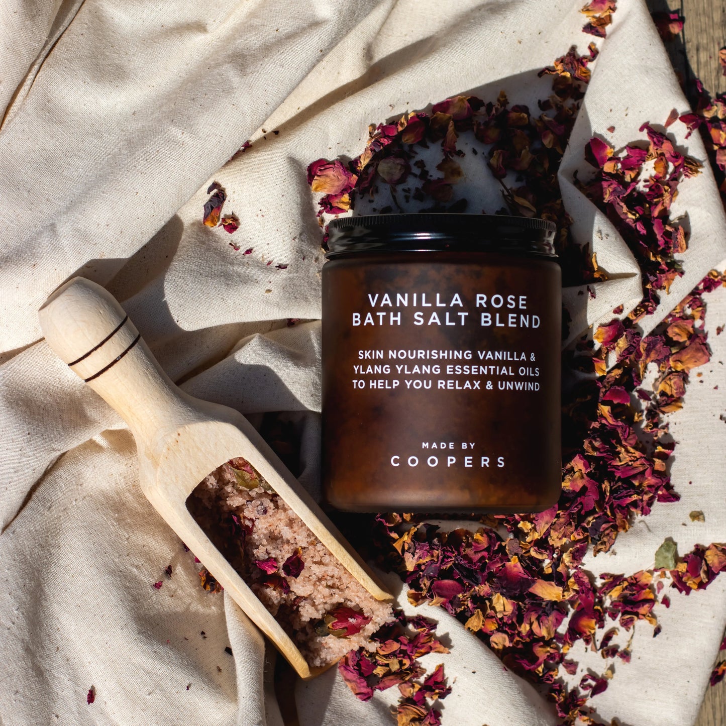 Vanilla Rose Bath Salt Blend Made By Coopers