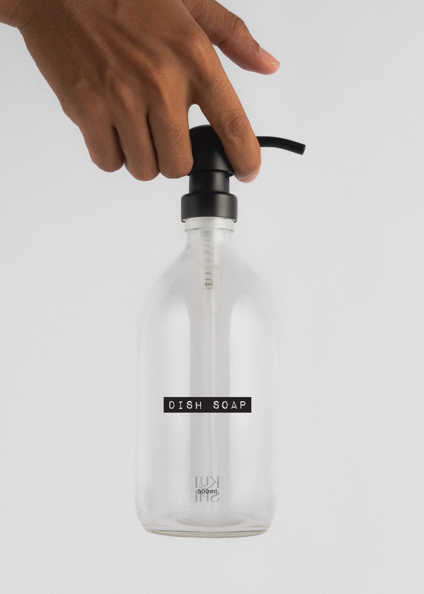 Vintage Clear Dispenser Bottles Kuishi