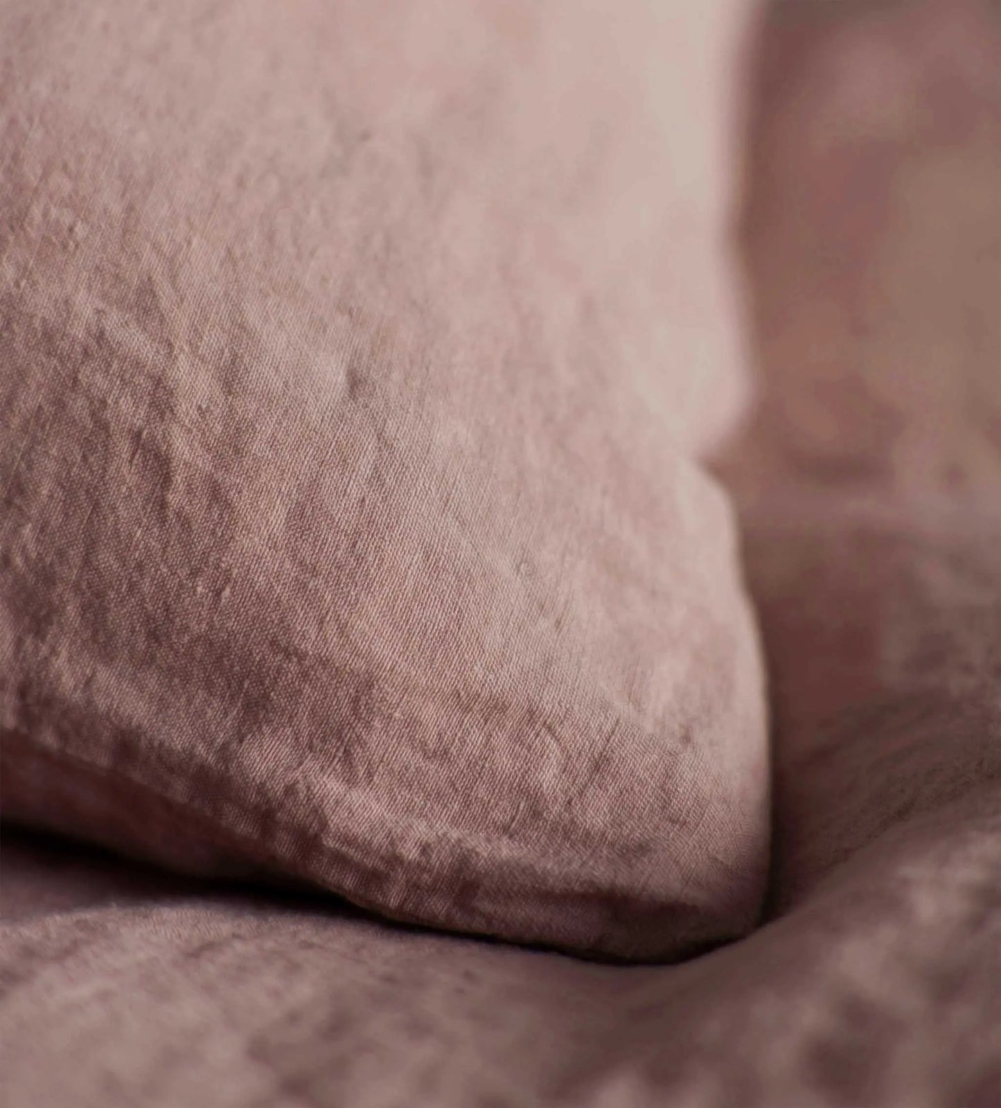 Vintage Rose 100% Linen Housewife Pillowcase The Secret Linen Store