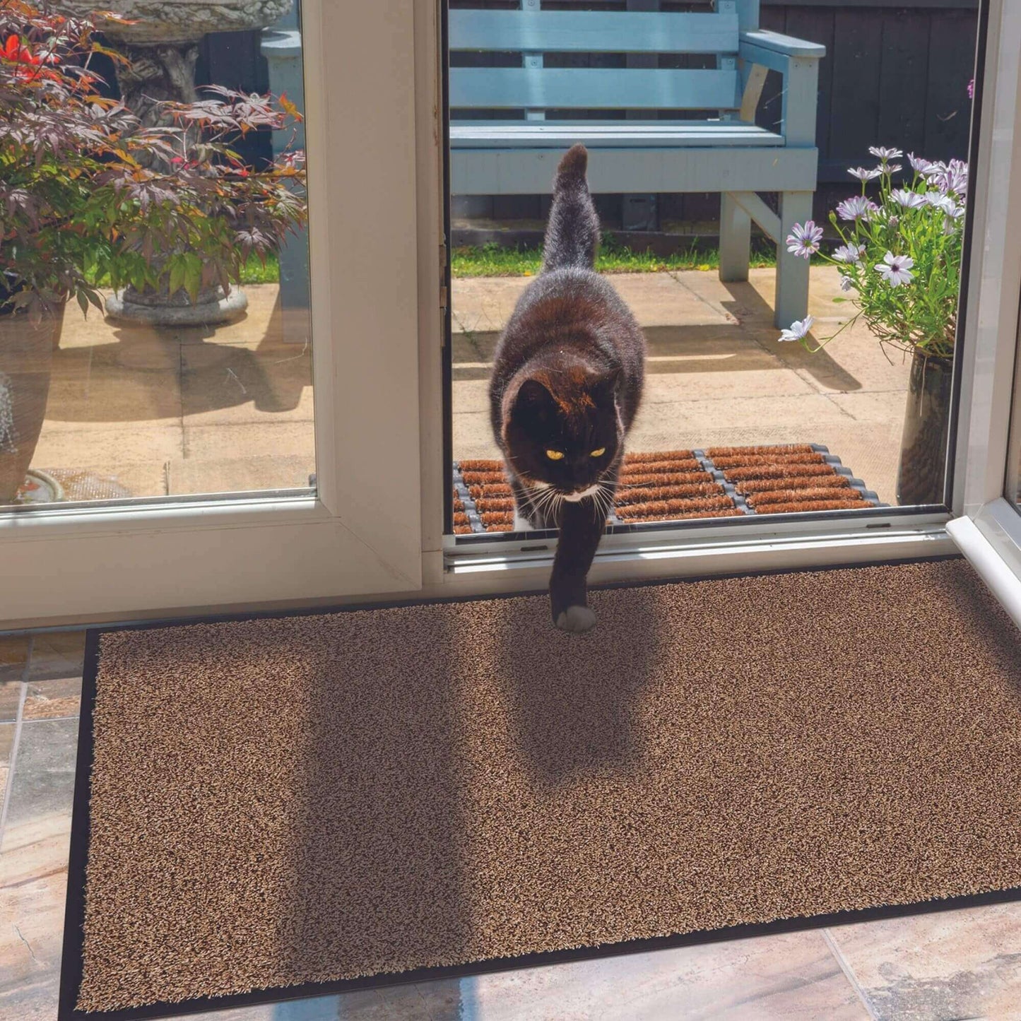 Washable Mat With Border Small Medium | 133 The Rugs