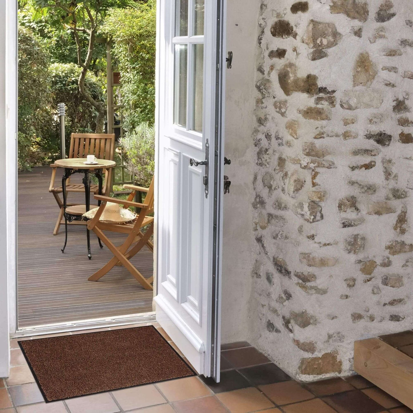 Washable Mat With Border Small Medium | 133 The Rugs