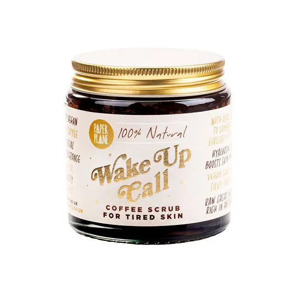 Wake Up Call Coffee Scrub Paper Plane