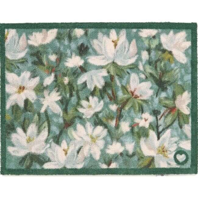 Eco-Friendly Washable Floral Mat The Rugs