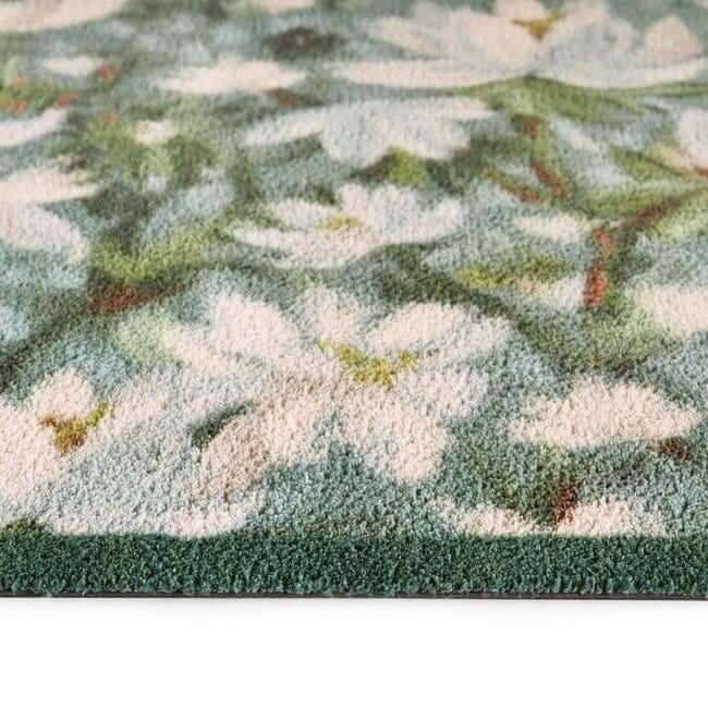 Eco-Friendly Washable Floral Mat The Rugs