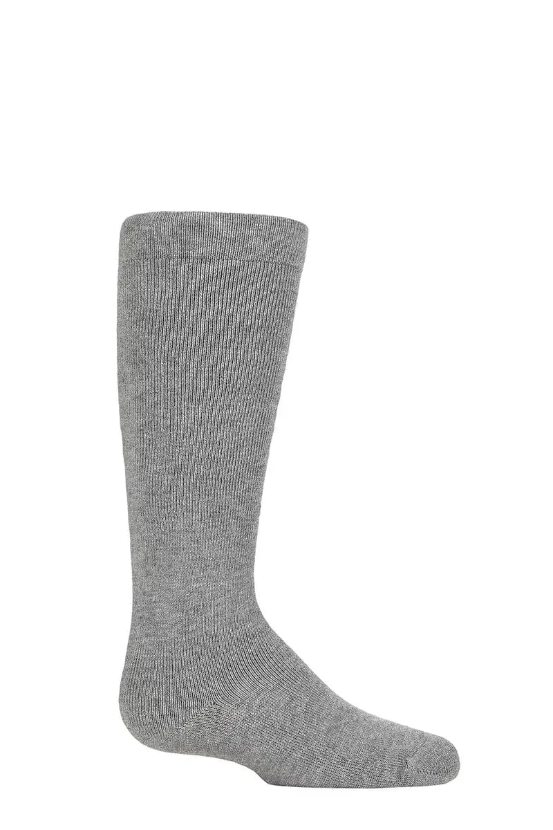 Wellyboot Full Cushion Bamboo Socks with Comfort Cuff and Smooth Toe Seams Light Grey LazyPanda