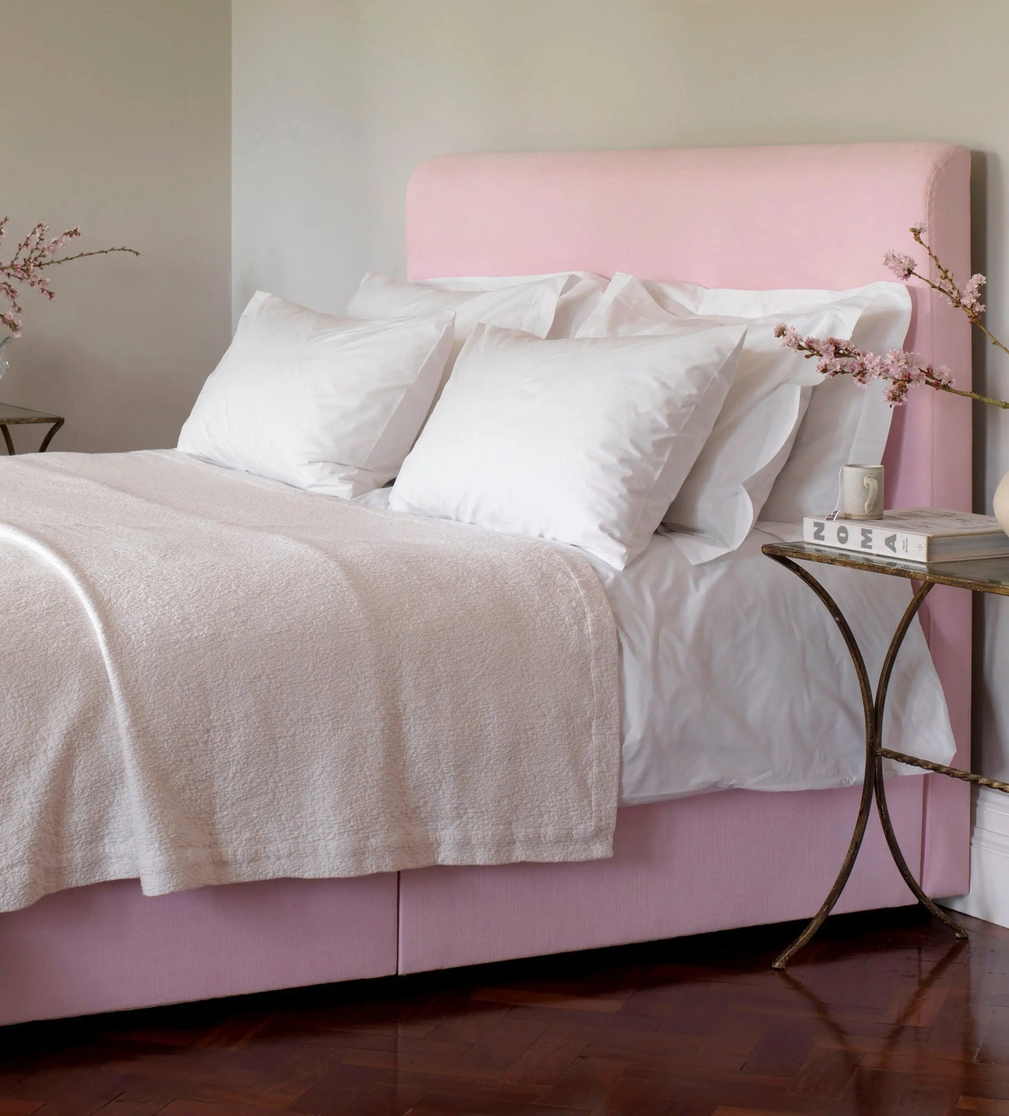White 100% Cotton Percale 200 Thread Count Fitted Sheet The Secret Linen Store