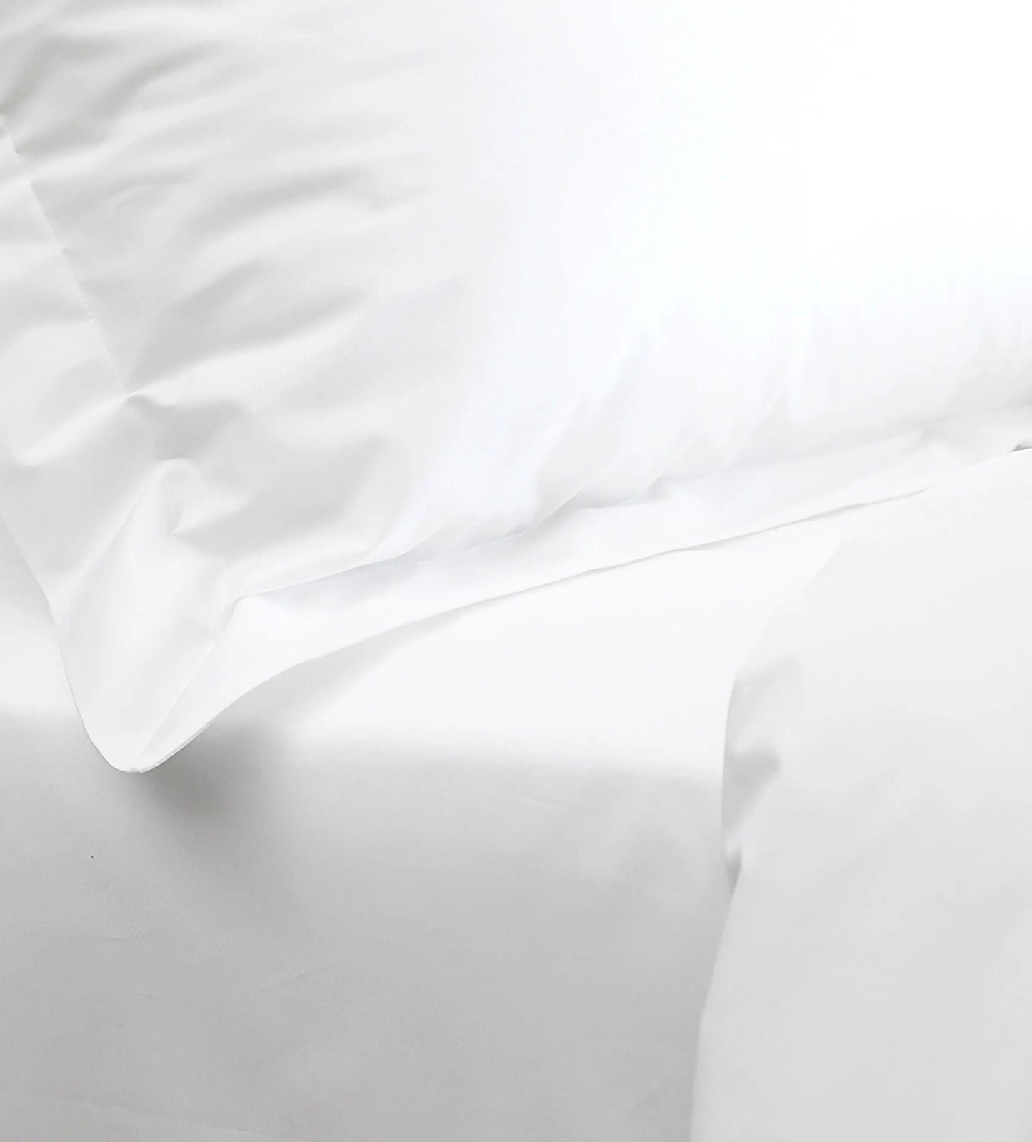 White 100% Cotton Percale 200 Thread Count Oxford Pillowcase The Secret Linen Store