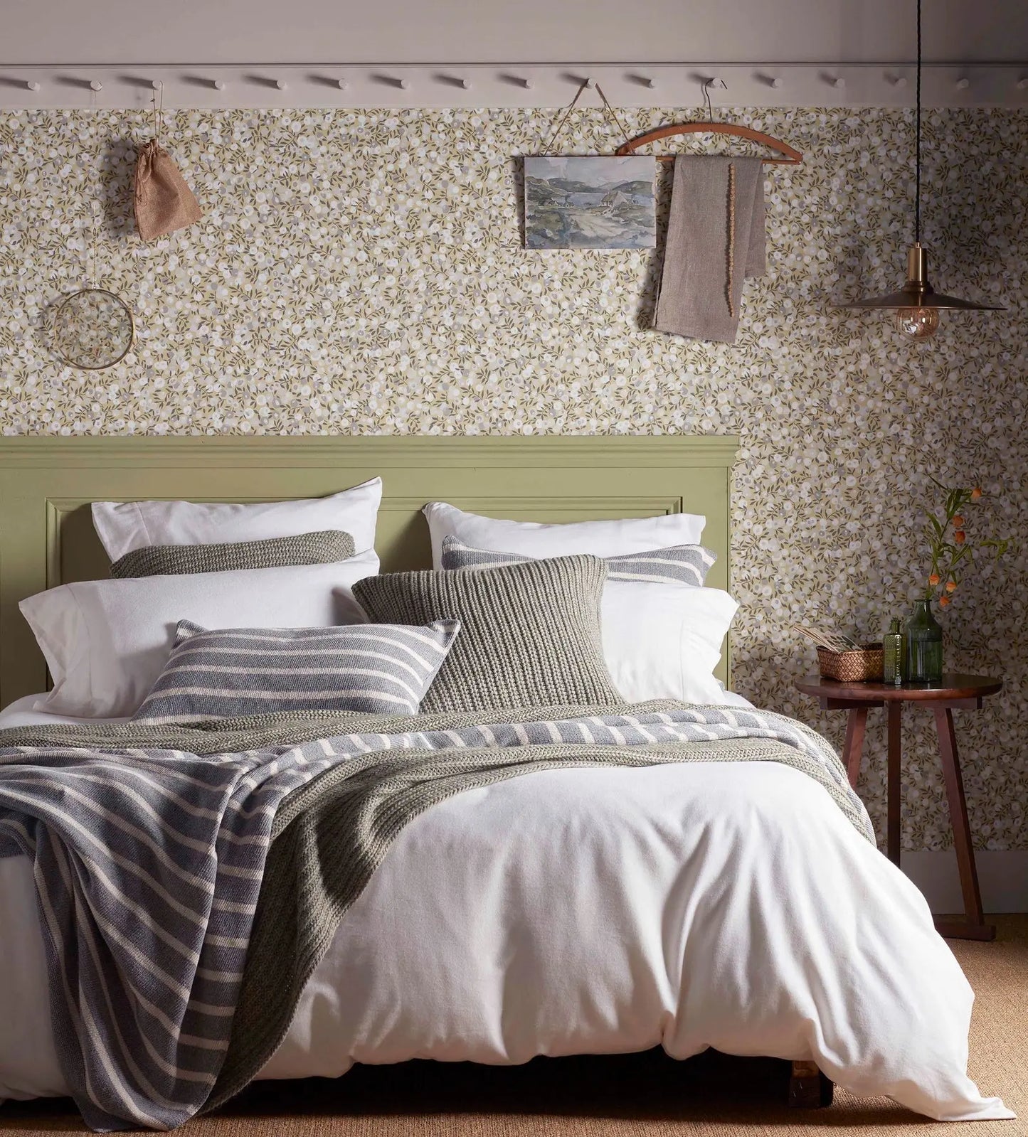 White Henry Brushed 100% Organic Cotton Duvet Cover The Secret Linen Store