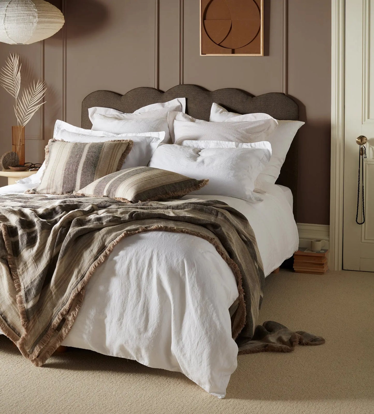 White Linen Blend Duvet Cover The Secret Linen Store