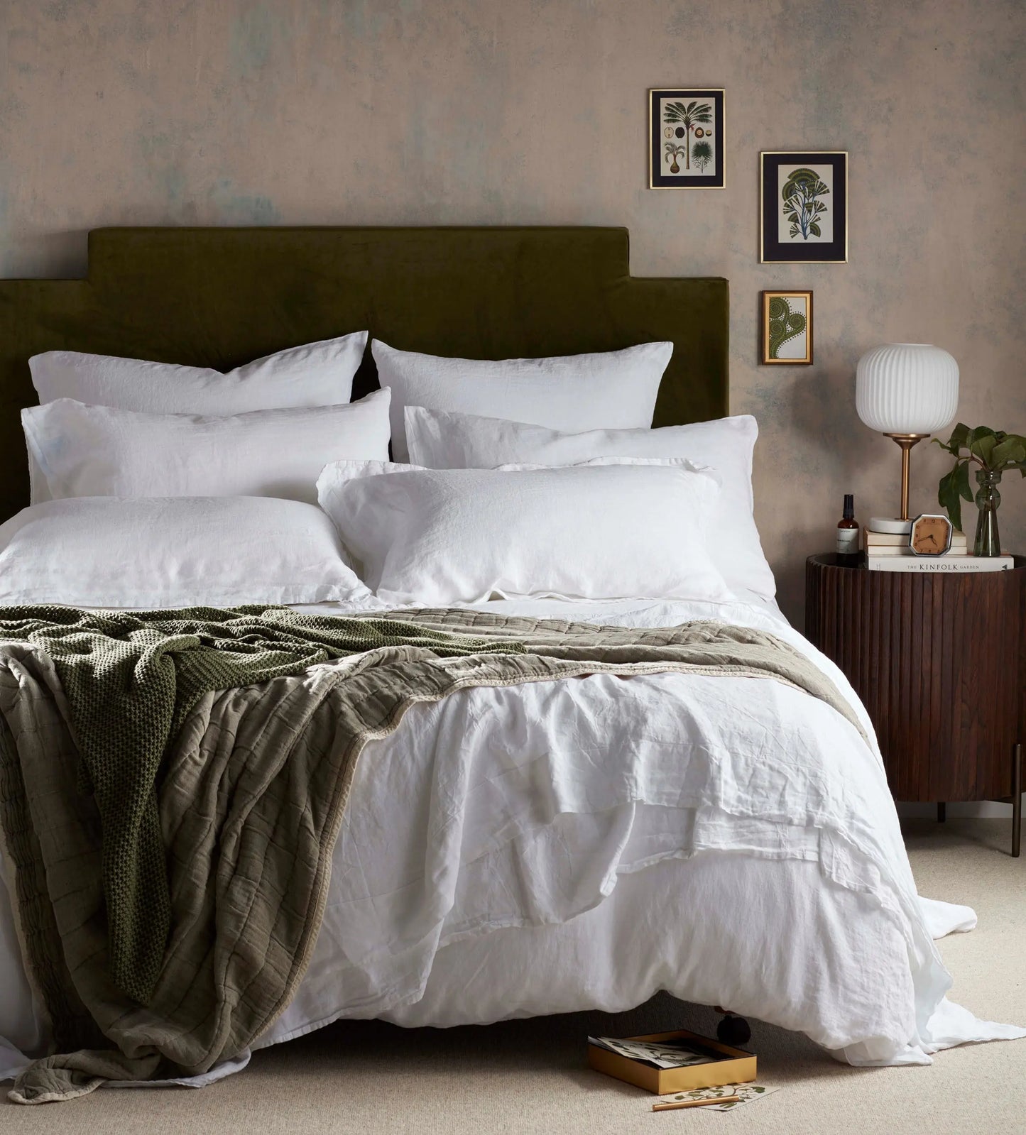 White Linen Valance The Secret Linen Store
