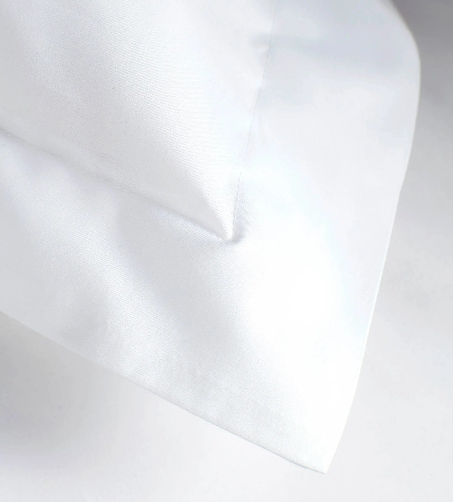 White Petworth 100% Cotton 400 Thread Count Oxford Pillowcase The Secret Linen Store