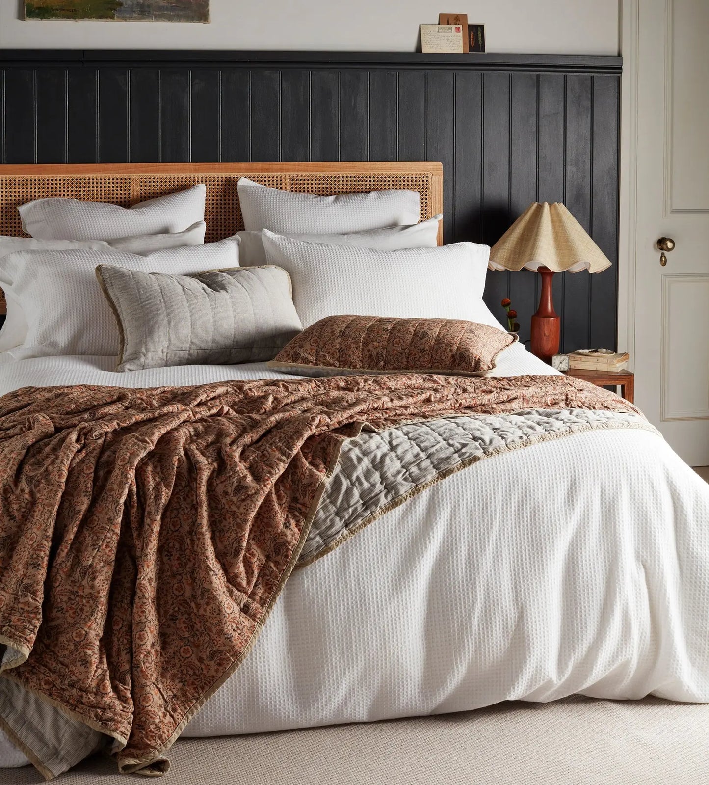 White Waffle 100% Cotton Duvet Cover The Secret Linen Store