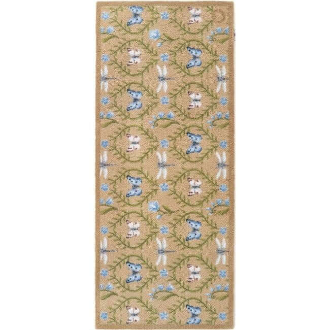 Eco-Friendly Washable Floral Mat The Rugs
