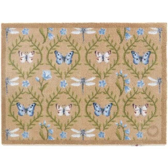 Eco-Friendly Washable Floral Mat The Rugs