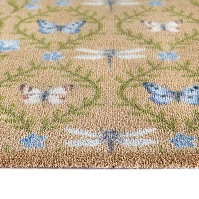 Eco-Friendly Washable Floral Mat The Rugs