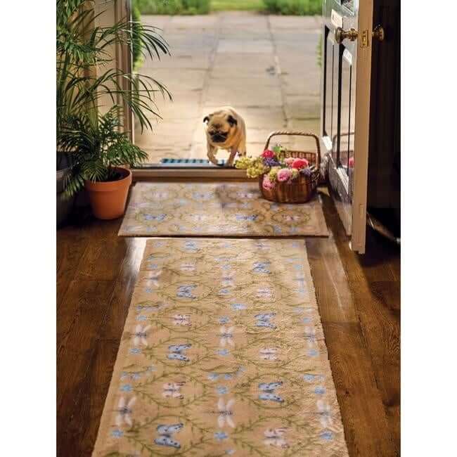 Eco-Friendly Washable Floral Mat The Rugs
