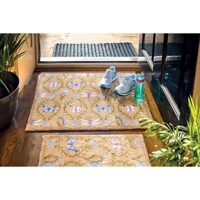 Eco-Friendly Washable Floral Mat The Rugs