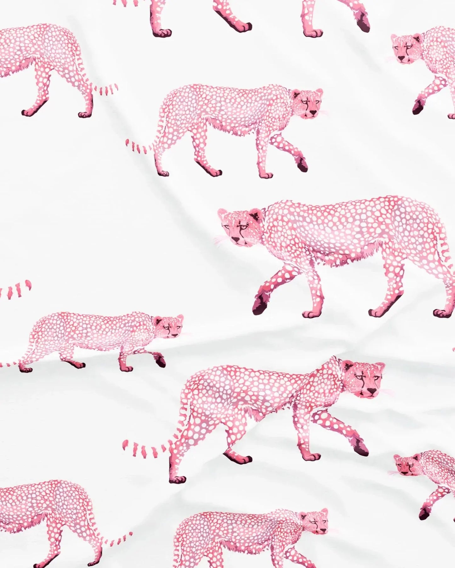 Women's Sleep Shirt - Pink Cheetah Woodstock Laundry