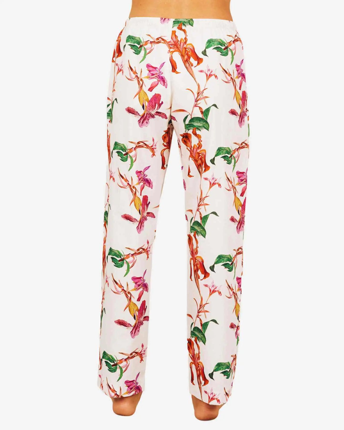 Womens Lounge Pants - Iris White Woodstock Laundry