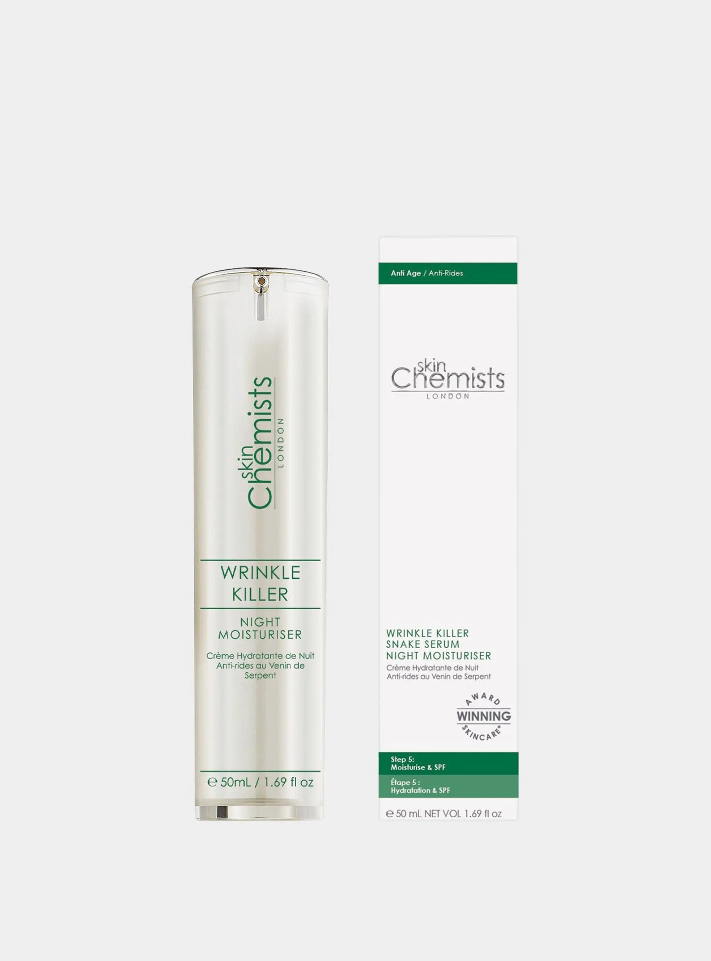 Wrinkle Killer 1% Syn-Ake Night Moisturiser 50ml skinChemists