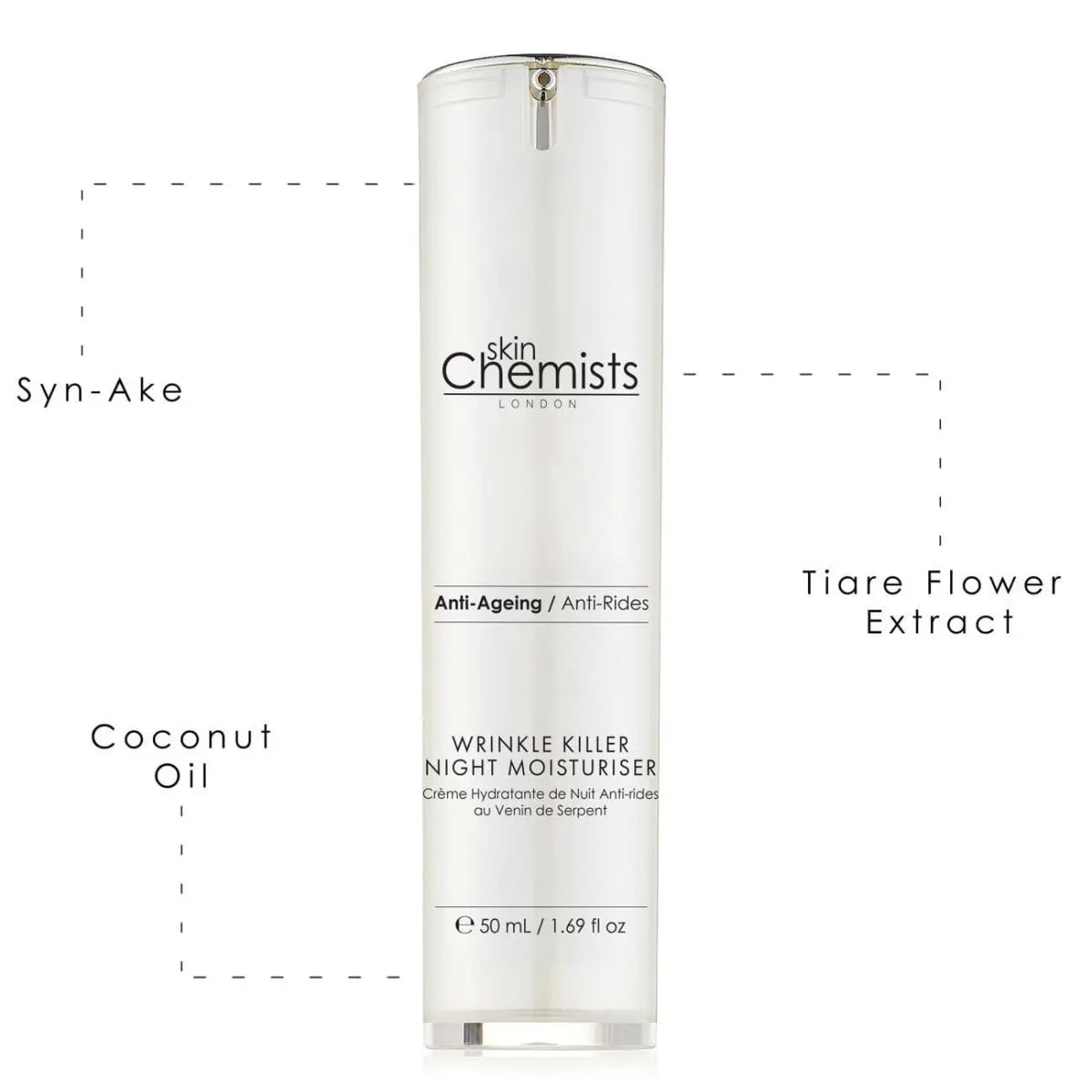 Wrinkle Killer Night Moisturiser 50ml skinChemists