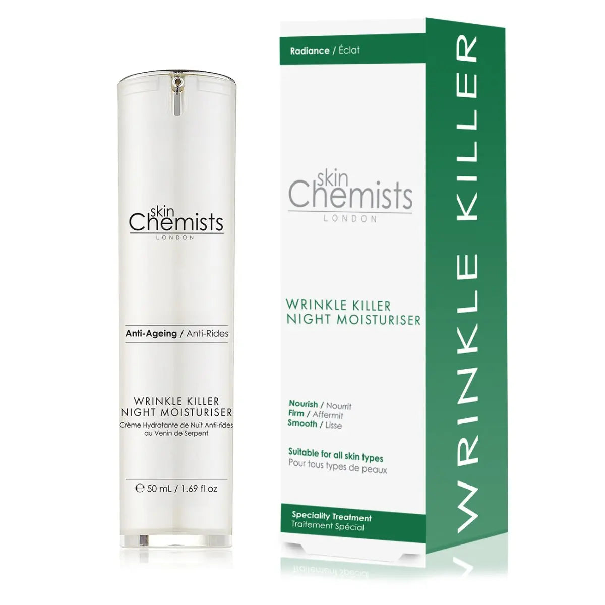 Wrinkle Killer Night Moisturiser 50ml skinChemists
