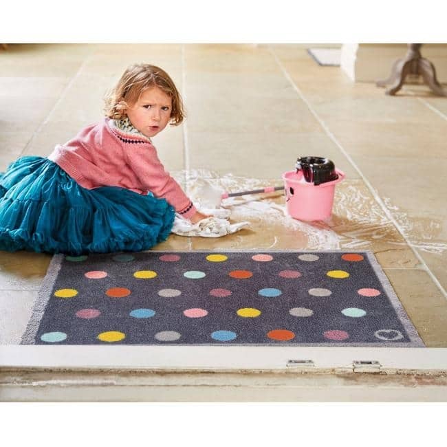 Eco-Friendly Washable Dots Mat and Runner The Rugs